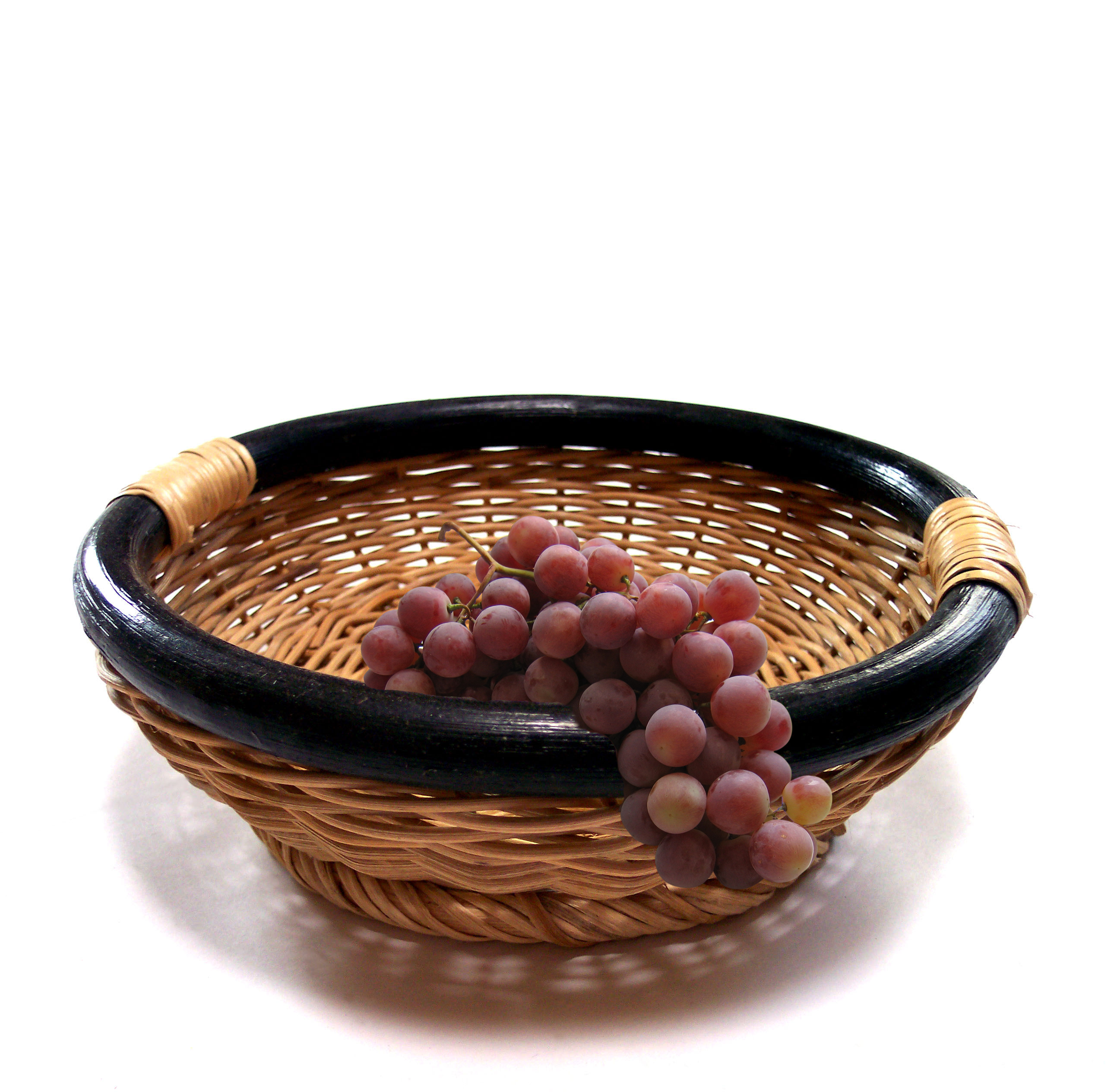 Grapes in basket